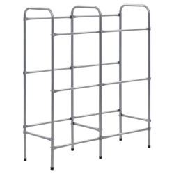 vidaXL Estantería almacenaje para 6 cajas acero plateado 96x33x116 cm