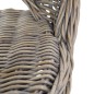 vidaXL Butaca de ratán kubu gris vidaXL Butaca de ratán kubu gris