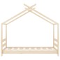 vidaXL Estructura de cama infantil de madera maciza de pino 70x140 cm vidaXL Estructura de cama infantil de madera maciza de pino 70x140 cm