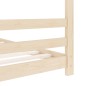 vidaXL Estructura de cama infantil de madera maciza de pino 70x140 cm vidaXL Estructura de cama infantil de madera maciza de pino 70x140 cm