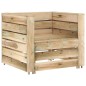 vidaXL Set de muebles de palés jardín 2 piezas madera pino impregnada vidaXL Set de muebles de palés jardín 2 piezas madera pino impregnada