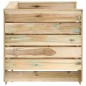 vidaXL Set de muebles de palés jardín 2 piezas madera pino impregnada vidaXL Set de muebles de palés jardín 2 piezas madera pino impregnada