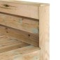 vidaXL Set de muebles de palés jardín 2 piezas madera pino impregnada vidaXL Set de muebles de palés jardín 2 piezas madera pino impregnada