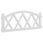 vidaXL Borduras de jardín 17 unidades PP blanco 10 m vidaXL Borduras de jardín 17 unidades PP blanco 10 m