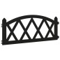 vidaXL Borduras de jardín 17 unidades PP negro 10 m vidaXL Borduras de jardín 17 unidades PP negro 10 m