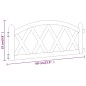 vidaXL Borduras de jardín 17 unidades PP negro 10 m vidaXL Borduras de jardín 17 unidades PP negro 10 m