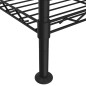 vidaXL Estantería de almacenaje de 3 niveles negro 60x35x76 cm 150 kg vidaXL Estantería de almacenaje de 3 niveles negro 60x35x76 cm 150 kg