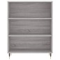 vidaXL Aparador alto madera contrachapada gris sonoma 69,5x34x180 cm vidaXL Aparador alto madera contrachapada gris sonoma 69,5x34x180 cm