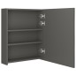 vidaXL Armario de baño con espejo gris antracita 50x14x60 cm vidaXL Armario de baño con espejo gris antracita 50x14x60 cm