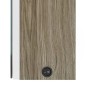 vidaXL Armario de baño con espejo LED blanco y roble 80x12x68 cm