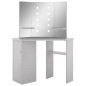vidaXL Tocador de esquina con LED gris hormigón 111x54x141,5 cm vidaXL Tocador de esquina con LED gris hormigón 111x54x141,5 cm