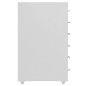 vidaXL Armario archivador móvil metal gris 28x41x69 cm vidaXL Armario archivador móvil metal gris 28x41x69 cm