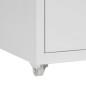 vidaXL Armario archivador móvil metal gris 28x41x69 cm vidaXL Armario archivador móvil metal gris 28x41x69 cm