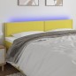 vidaXL Cabecero con LED de tela verde 200x5x78/88 cm vidaXL Cabecero con LED de tela verde 200x5x78/88 cm