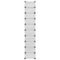 vidaXL Zapatero PP transparente 44x32x174 cm vidaXL Zapatero PP transparente 44x32x174 cm