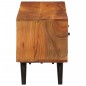 vidaXL Mueble de TV con puertas metal madera maciza acacia 112x30x40cm vidaXL Mueble de TV con puertas metal madera maciza acacia 112x30x40cm