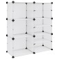 vidaXL Zapatero PP transparente 84x31,5x93 cm vidaXL Zapatero PP transparente 84x31,5x93 cm