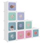 vidaXL Estantería infantil de cubos con 10 compartimentos blanco PP vidaXL Estantería infantil de cubos con 10 compartimentos blanco PP