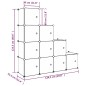 vidaXL Estantería infantil de cubos con 10 compartimentos blanco PP vidaXL Estantería infantil de cubos con 10 compartimentos blanco PP