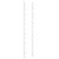 vidaXL Botellero de pared para 12 botellas hierro blanco vidaXL Botellero de pared para 12 botellas hierro blanco