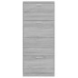 vidaXL Mueble zapatero madera contrachapada gris Sonoma 59x17x150 cm