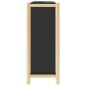 vidaXL Mueble zapatero madera contrachapada negro 57,5x33x80 cm vidaXL Mueble zapatero madera contrachapada negro 57,5x33x80 cm