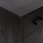 vidaXL Zapatero de madera maciza de pino negro 75x40x110 cm vidaXL Zapatero de madera maciza de pino negro 75x40x110 cm
