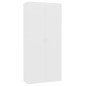 vidaXL Mueble zapatero de madera contrachapada blanco 80x35,5x180 cm vidaXL Mueble zapatero de madera contrachapada blanco 80x35,5x180 cm