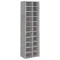 vidaXL Mueble zapatero de contrachapada gris hormigón 80x35,5x180 cm vidaXL Mueble zapatero de contrachapada gris hormigón 80x35,5x180 cm
