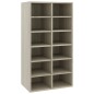vidaXL Mueble zapatero de madera contrachapada Sonoma 54x34x100,5 cm vidaXL Mueble zapatero de madera contrachapada Sonoma 54x34x100,5 cm
