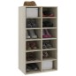 vidaXL Mueble zapatero de madera contrachapada Sonoma 54x34x100,5 cm vidaXL Mueble zapatero de madera contrachapada Sonoma 54x34x100,5 cm
