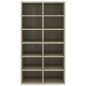 vidaXL Mueble zapatero de madera contrachapada Sonoma 54x34x100,5 cm vidaXL Mueble zapatero de madera contrachapada Sonoma 54x34x100,5 cm