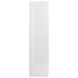 vidaXL Armario de madera contrachapada blanco brillo 90x52x200 cm vidaXL Armario de madera contrachapada blanco brillo 90x52x200 cm