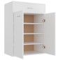 vidaXL Mueble zapatero de madera contrachapada blanco 60x35x84 cm vidaXL Mueble zapatero de madera contrachapada blanco 60x35x84 cm