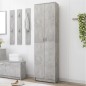vidaXL Armario de pasillo de aglomerado gris hormigón 55x25x189 cm vidaXL Armario de pasillo de aglomerado gris hormigón 55x25x189 cm