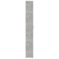 vidaXL Armario de pasillo de aglomerado gris hormigón 55x25x189 cm vidaXL Armario de pasillo de aglomerado gris hormigón 55x25x189 cm