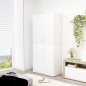 vidaXL Mueble zapatero de madera contrachapada blanco 80x39x178 cm vidaXL Mueble zapatero de madera contrachapada blanco 80x39x178 cm