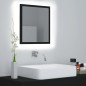 vidaXL Espejo de baño acrílico negro brillo 40x8,5x37 cm vidaXL Espejo de baño acrílico negro brillo 40x8,5x37 cm