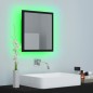 vidaXL Espejo de baño acrílico negro brillo 40x8,5x37 cm vidaXL Espejo de baño acrílico negro brillo 40x8,5x37 cm