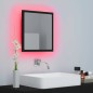vidaXL Espejo de baño acrílico negro brillo 40x8,5x37 cm vidaXL Espejo de baño acrílico negro brillo 40x8,5x37 cm