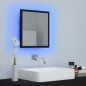 vidaXL Espejo de baño acrílico negro brillo 40x8,5x37 cm vidaXL Espejo de baño acrílico negro brillo 40x8,5x37 cm