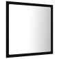 vidaXL Espejo de baño acrílico negro brillo 40x8,5x37 cm vidaXL Espejo de baño acrílico negro brillo 40x8,5x37 cm