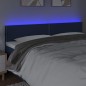 vidaXL Cabecero con LED de tela azul 180x5x78/88 cm vidaXL Cabecero con LED de tela azul 180x5x78/88 cm