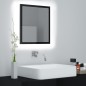 vidaXL Espejo de baño acrílico negro brillo 40x8,5x37 cm vidaXL Espejo de baño acrílico negro brillo 40x8,5x37 cm