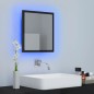 vidaXL Espejo de baño acrílico negro brillo 40x8,5x37 cm vidaXL Espejo de baño acrílico negro brillo 40x8,5x37 cm