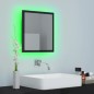 vidaXL Espejo de baño acrílico negro brillo 40x8,5x37 cm vidaXL Espejo de baño acrílico negro brillo 40x8,5x37 cm