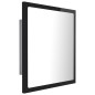 vidaXL Espejo de baño acrílico negro brillo 40x8,5x37 cm vidaXL Espejo de baño acrílico negro brillo 40x8,5x37 cm