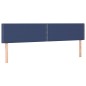 vidaXL Cabecero con LED de tela azul 180x5x78/88 cm vidaXL Cabecero con LED de tela azul 180x5x78/88 cm