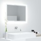 vidaXL Espejo de baño acrílico blanco brillo 60x8,5x37 cm vidaXL Espejo de baño acrílico blanco brillo 60x8,5x37 cm