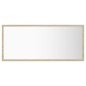 vidaXL Espejo de baño LED acrílico color roble Sonoma 90x8,5x37 cm vidaXL Espejo de baño LED acrílico color roble Sonoma 90x8,5x37 cm